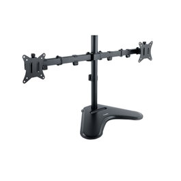 Tooq Soporte de Mesa para 2 Monitores DB1702TN-B Negro